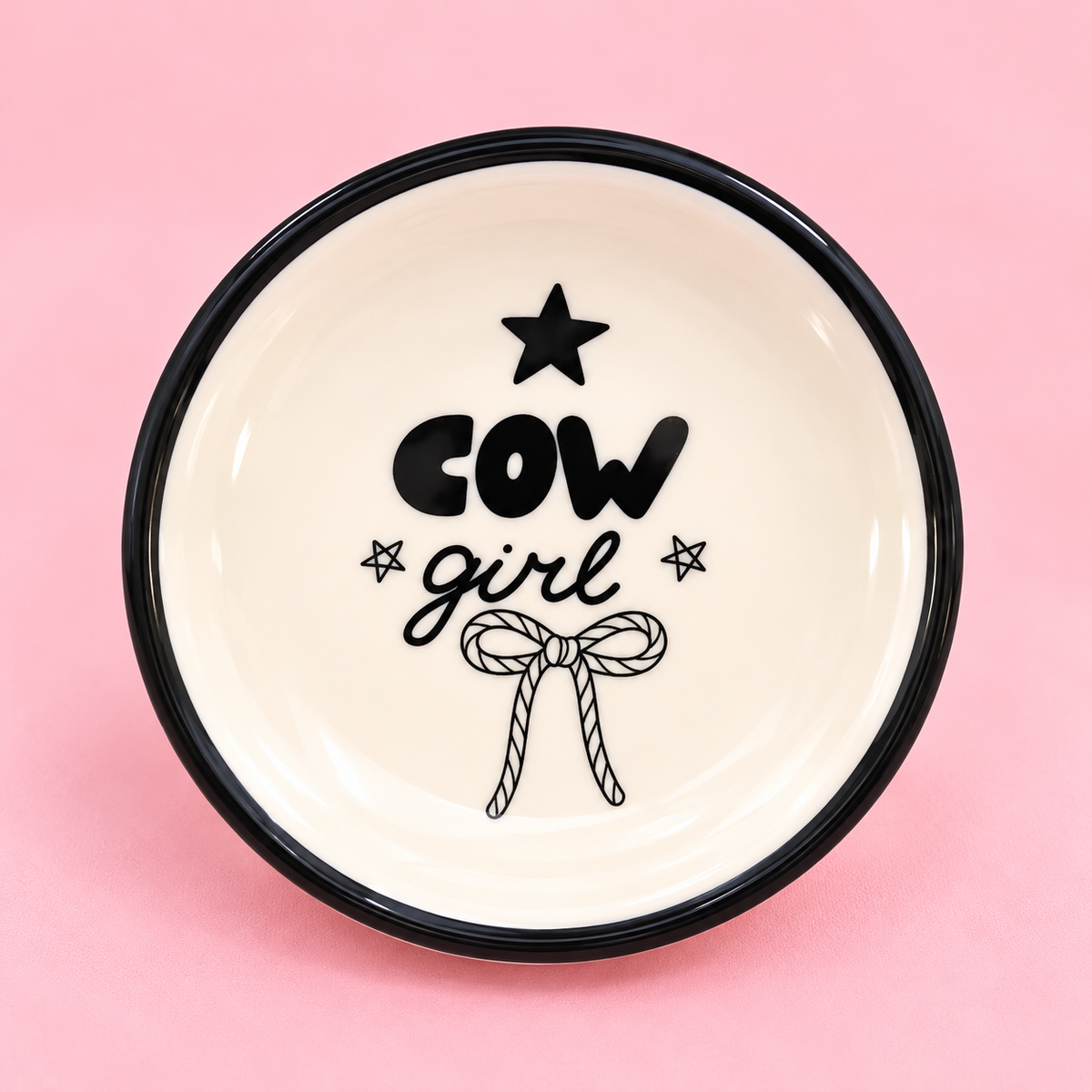 Western Cowgirl Catch-All Dish Gift Idea