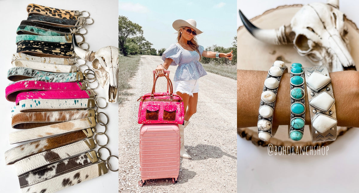 Boho Ranch Shop | Handcrafted Cowhide & Leather Bags with Style