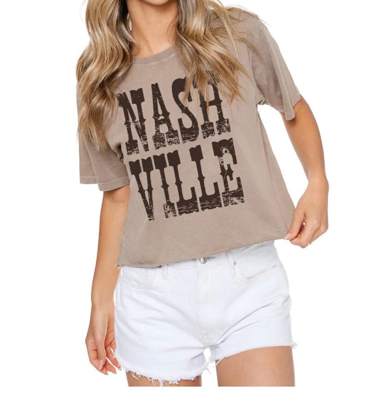 NASHVILLE WESTERN TEE| Western Tee | Printed Graphic Tshirt Tee Graphic Shirt Top | Graphic Top nashville trip