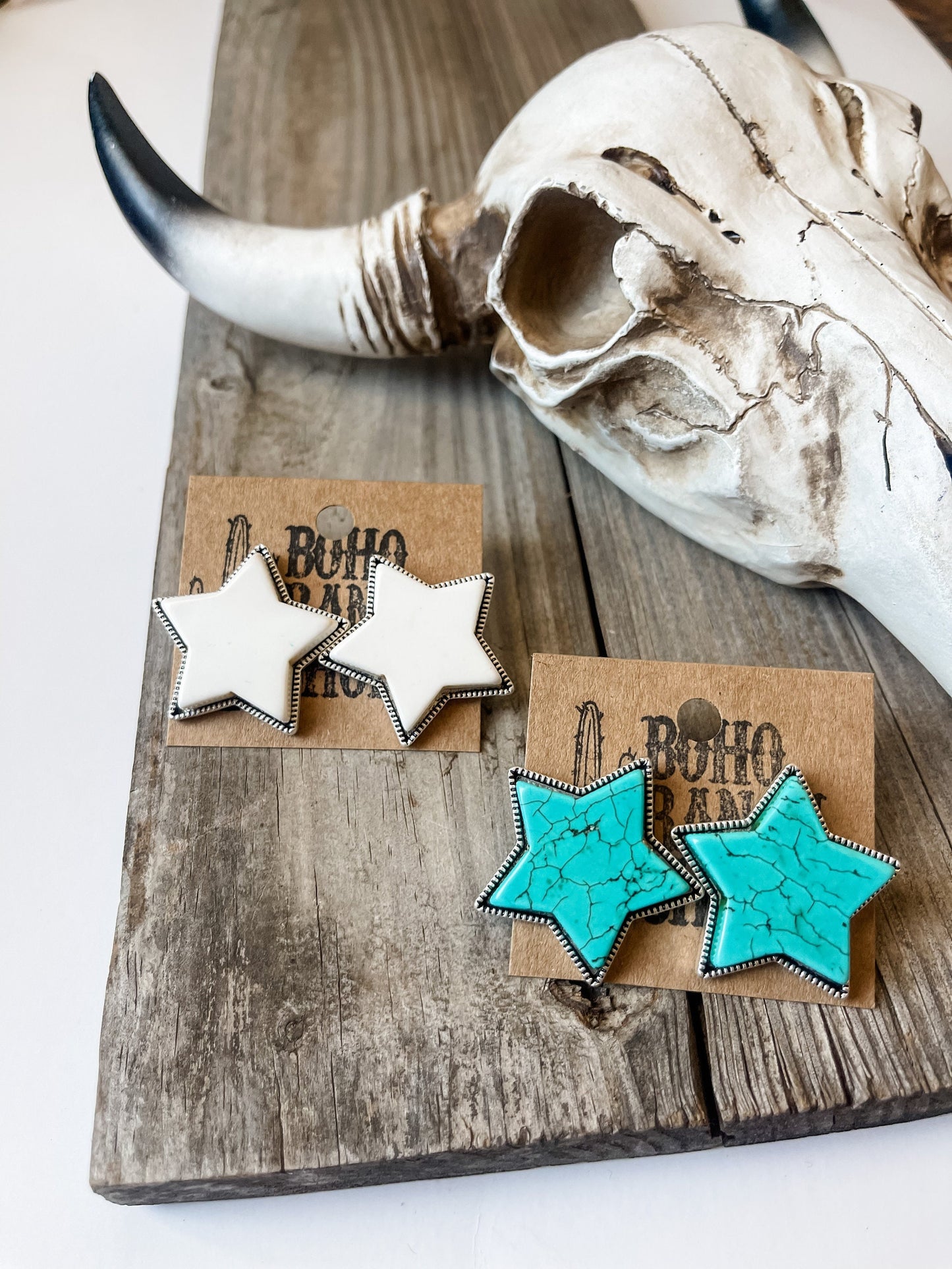 SUPER STAR EARRINGS | Western Star Stone Earrings | southwestern jewelry howdy cowgirl rodeo