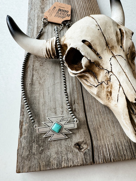 AZTEC STONE NECKLACE